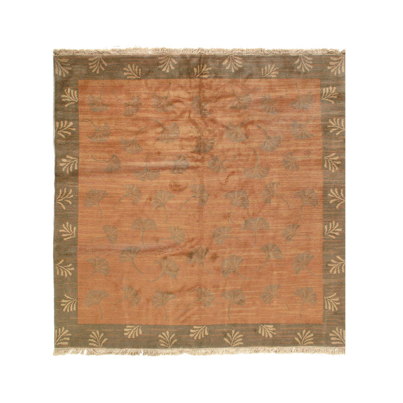 Secondina Floral Area Rug in Beige