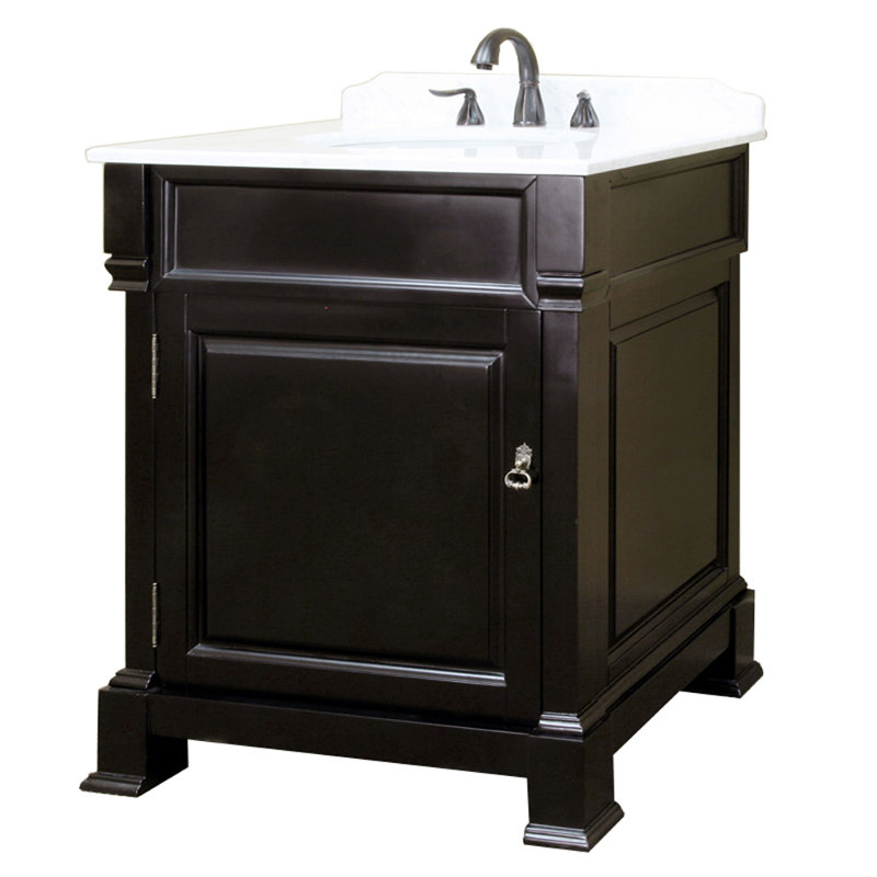 Ensemble de meuble-lavabo simple 30 po Louviere, Espresso
