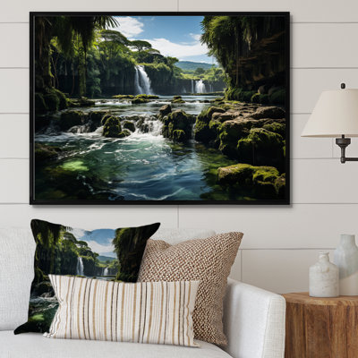 " Dominican Cascading Waterfalls "