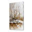 «White Brown Glacier Reflection Pines III - White Tranquil», reproduction d'art sur toile-1937388530-1937388044
