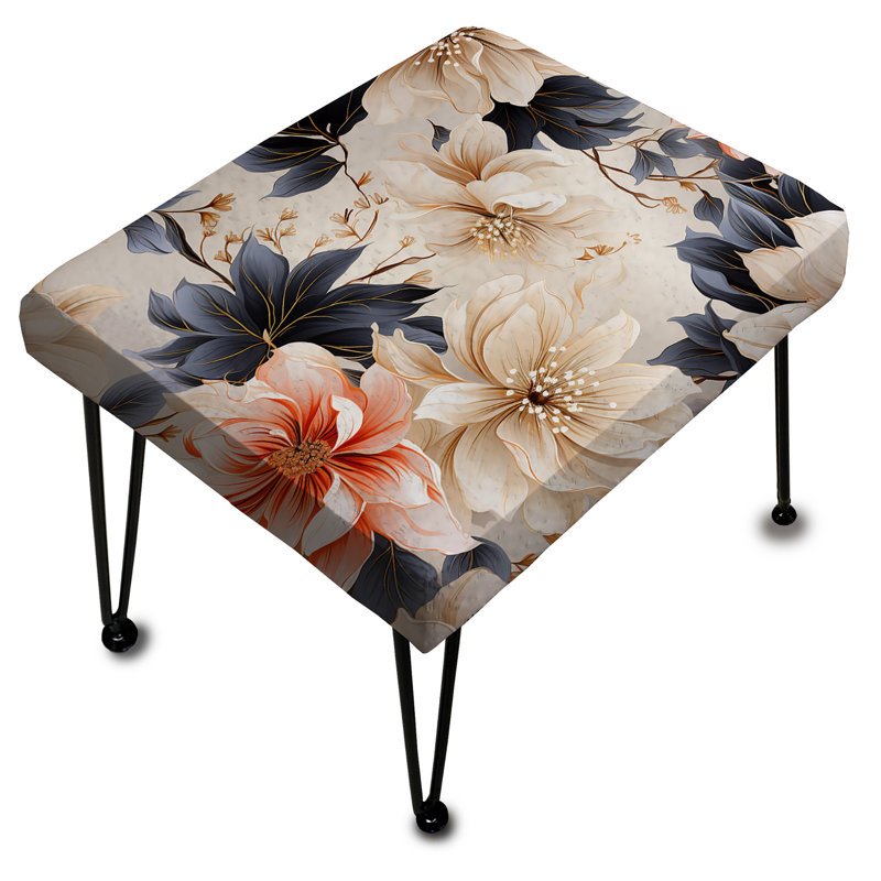 Repose-pieds Coastal Tranquil Florals