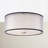 Houseknecht Fabric Flush Mount