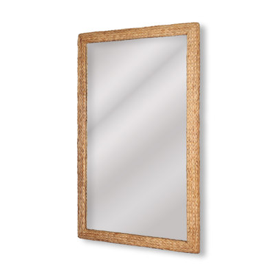 Radha Rectangle Water Hyacinth Mirror