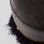 Leather Ostrich Fluff Pouf-2048786898