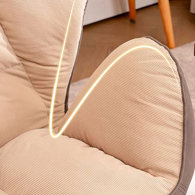 Chaise berçante inclinable Nordic, Or