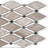 Santorini 13.75" x 13.88" Diamante Marble Grid Mosaic Wall Tile-45293129