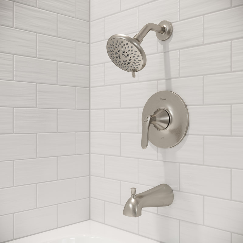 Weller Dual Function Tub and Shower Faucet, Brushed Nickel
