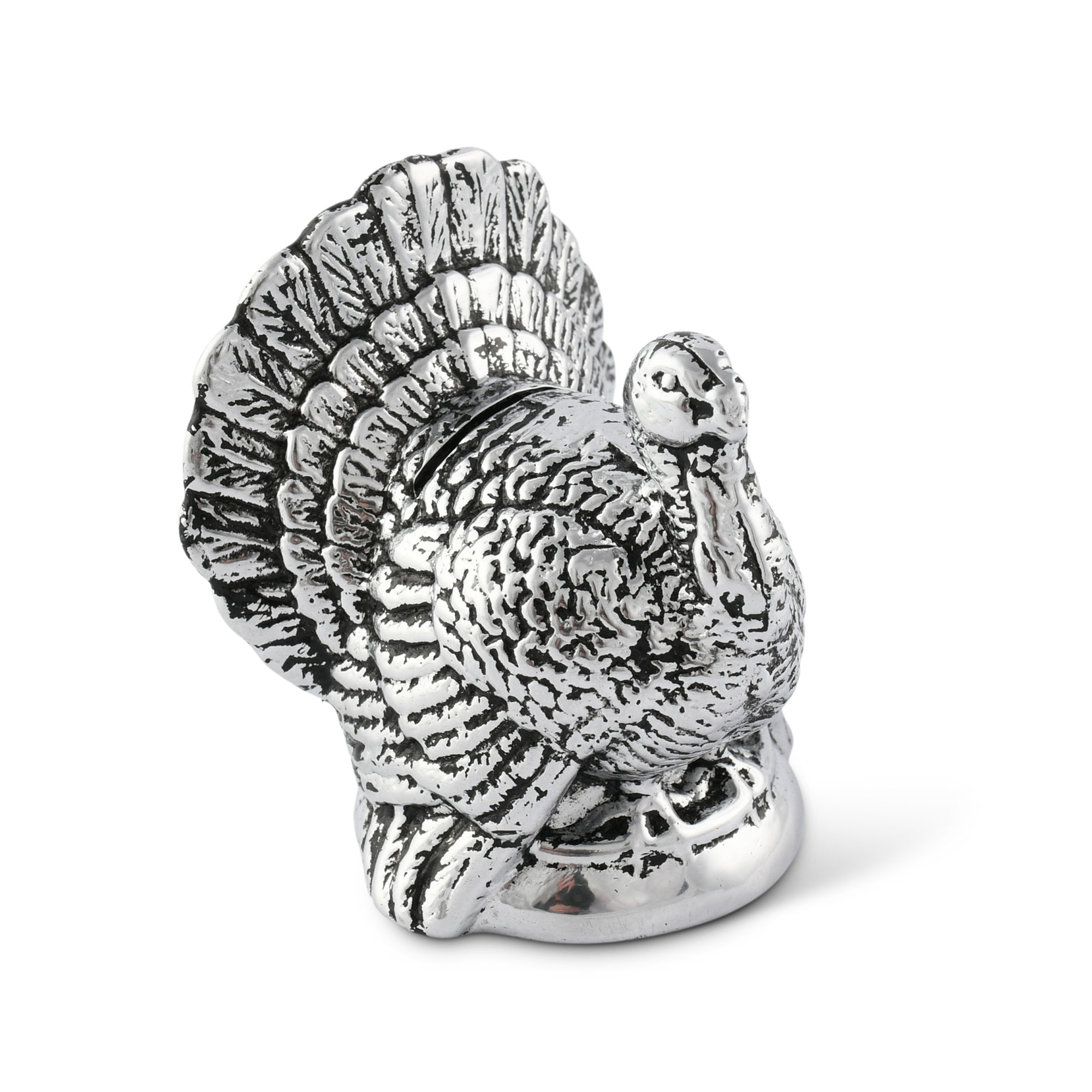 Game Birds Turkey Metal Place Card Holder