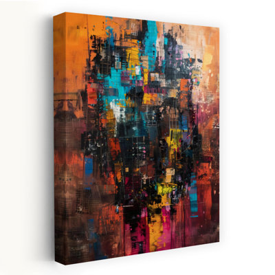 Colorful III Abstract Bold Contemporary Urban Wall Art Print