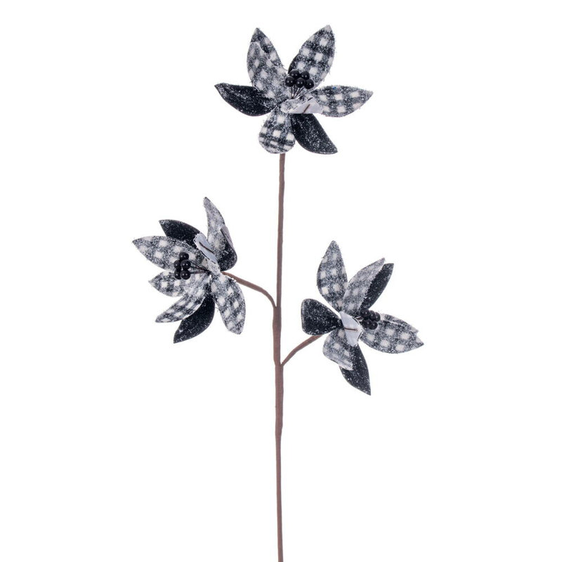 Vaporisateur artificiel poinsettia 27 po Vickerman, Noir, noir, noir, noir, Noir, noir, noir, noir