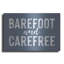 «Barefoot and Carefree» par Lettered & Lined, art mural en métal-967747994