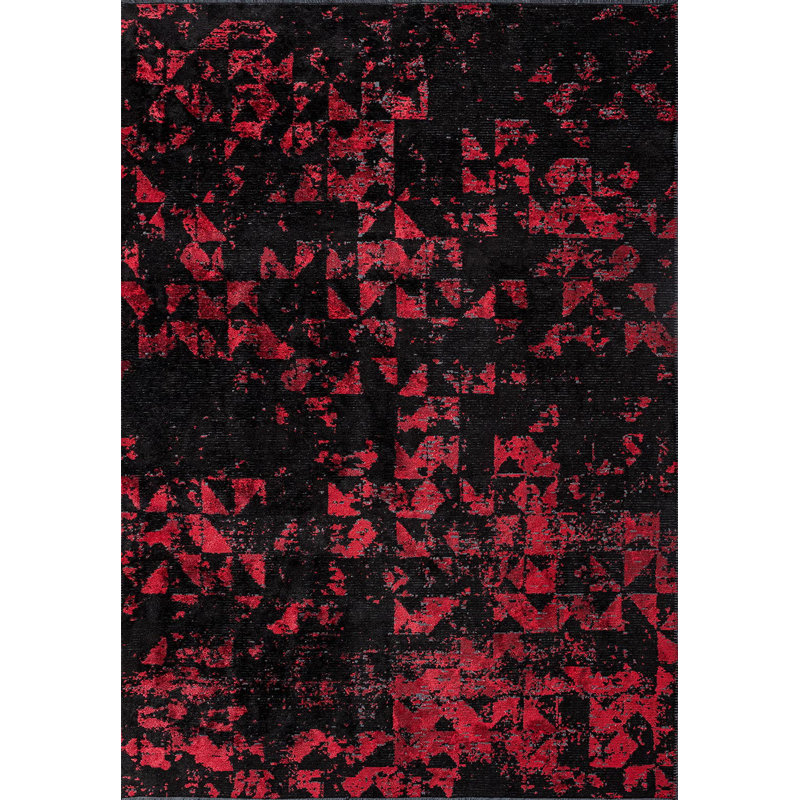 Rapture Abstract Area Rug, Square 9'