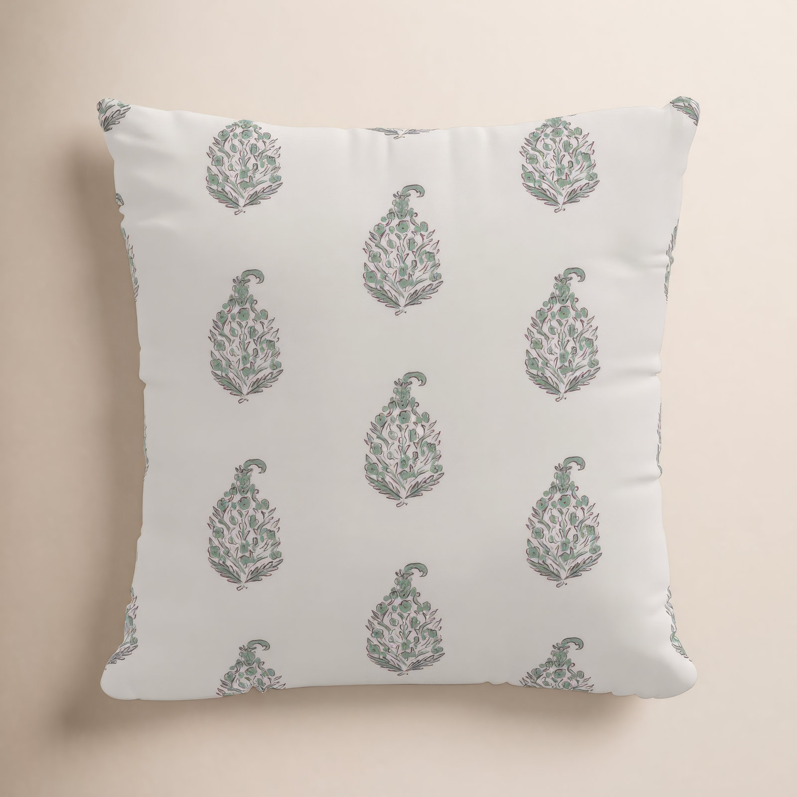 Imogen Floral Cotton Throw Pillow, Polyester, 20" x 20"