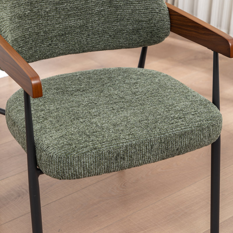Devane Upholstered Dining Chair, Green