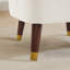 Fauteuil d'appoint rembourré avec pieds en bois-816122635