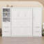 Lit escamotable Murphy avec placard, tiroirs et tablettes-1845241133