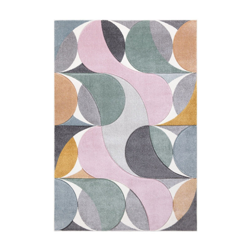 Abdullaahi Abstract 200cm X 290cm Indoor / Outdoor Area Rug