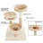 PETMAKER Cat Tree - Tall Cat Tower Condo with Napping Perches, Sisal Rope Scratching Post, Hanging Mouse and Interactive Wheel Toy-1458234050