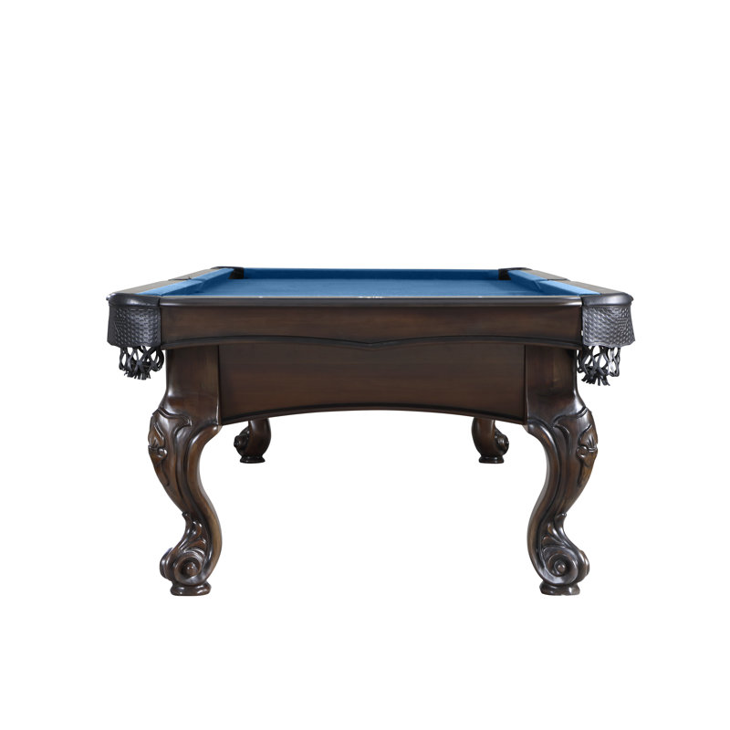 Wheaton Slate Pool Table with Professional Installation Included, No, Academy Blue