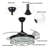 Bipnesh Ceiling Fan with Light Kit
