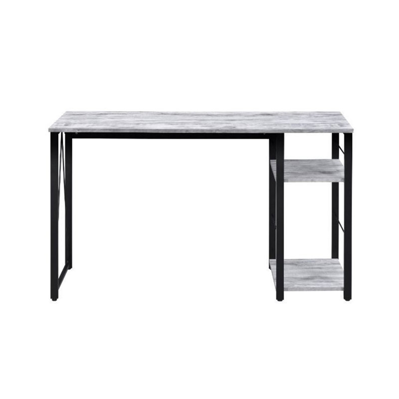 Bureau d'ordinateur moderne et minimaliste, Blanc antique