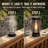 Foxflame Metal Outdoor Solar Lantern with Patented Realistic Flame, 4 pk