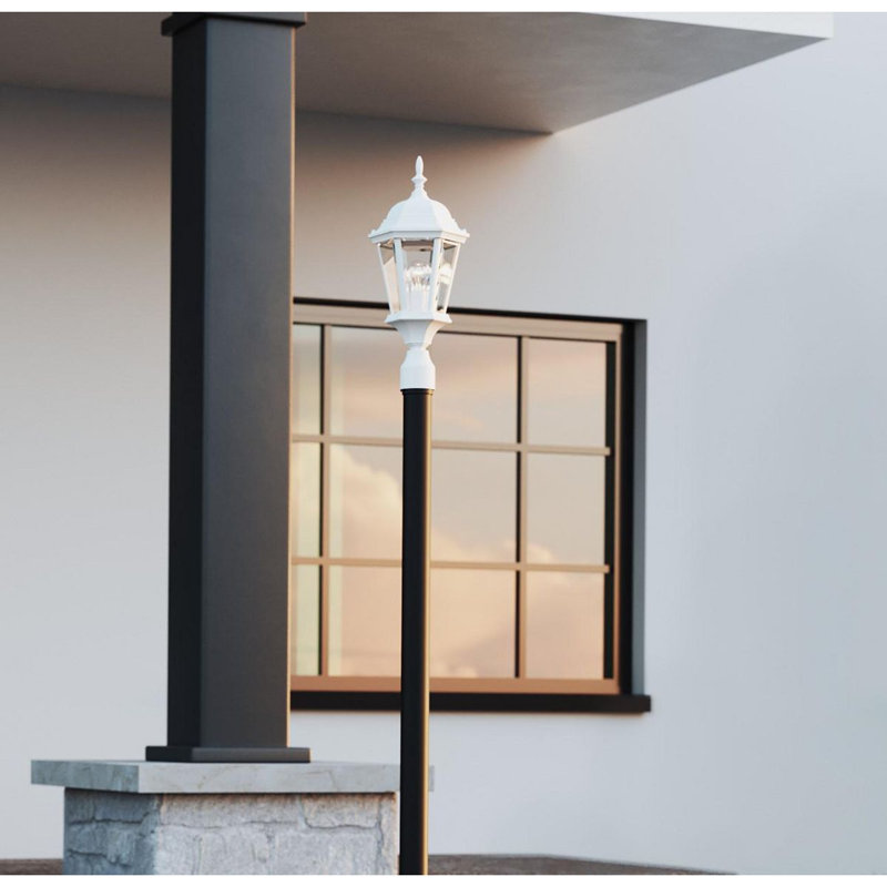 Tête de lanterne à 1 lumière H 21,25 po Rawson, Blanc