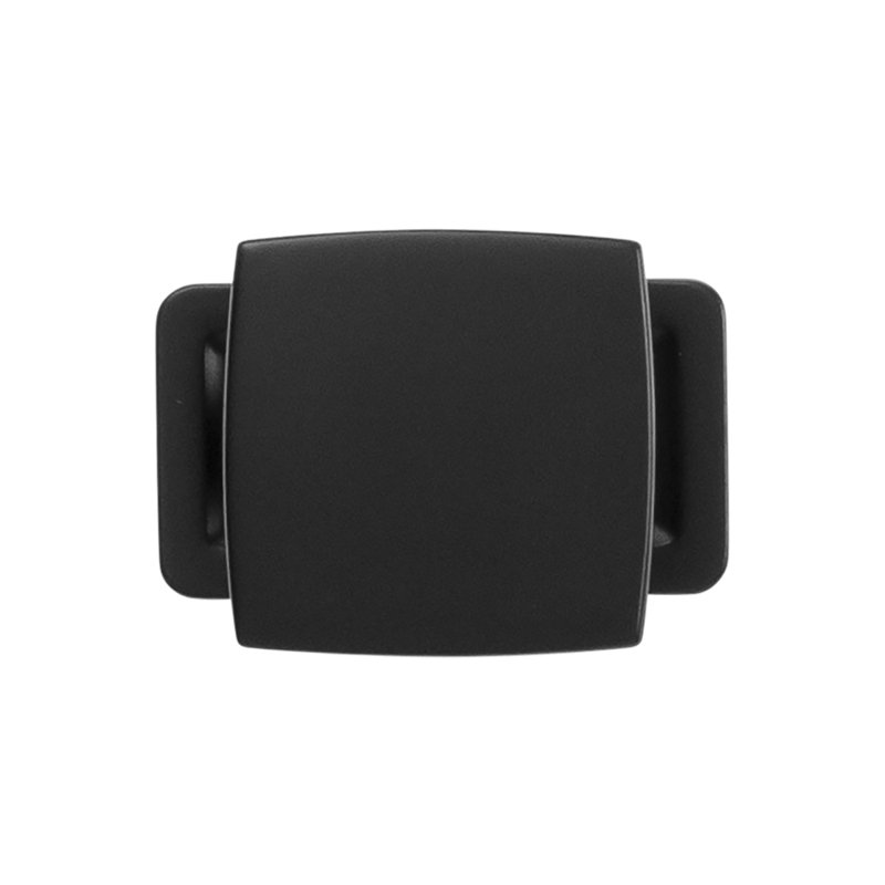 Coventry 1-1/4 Inch Square Cabinet Knob, Matte Black