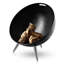 Round Steel Wood Burning Smokeless Fire Pit