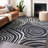 Premium Machine Washable Prisco Black Rug-647252269