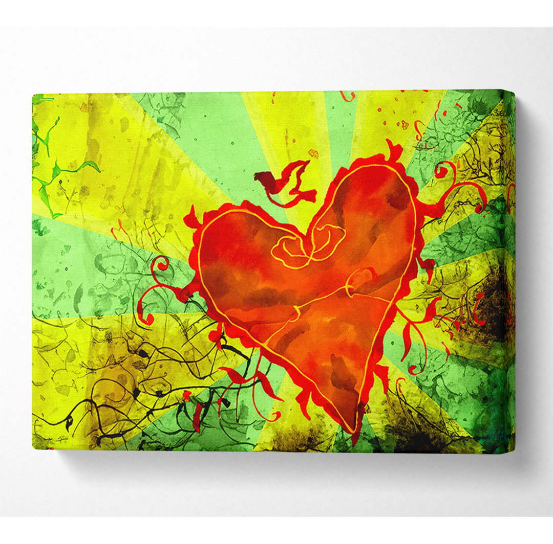 Love Of The Heart - Kunstdrucke auf Leinwand - Wrapped Canvas