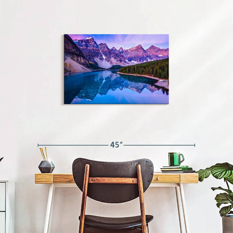 Alvord Banff - lever de soleil mauve, H 20 po x l 30 po