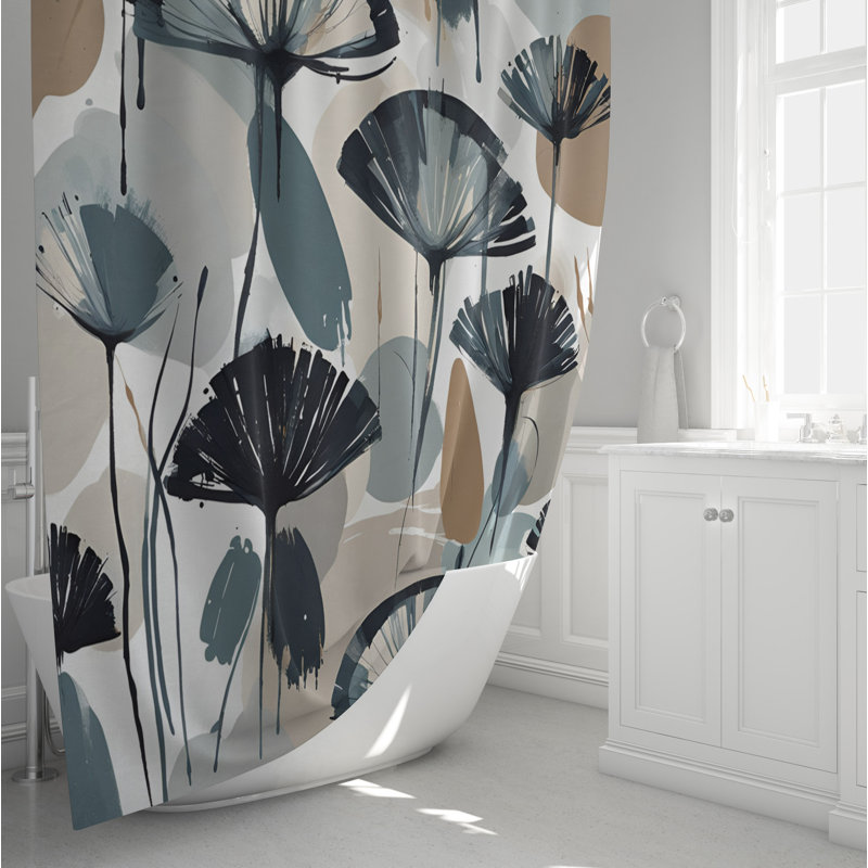 Rideau de douche Encarna, H 72 po x l 70 po