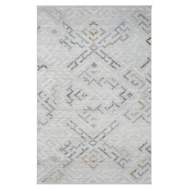 Sophie cream Rug, Rectangle 200 x 290cm