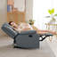 Fauteuil inclinable manuel en similicuir Hayesville-1835020135