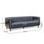 Canapé d'appoint à accoudoirs carrés de 89,75 po Davidjoe-89972411