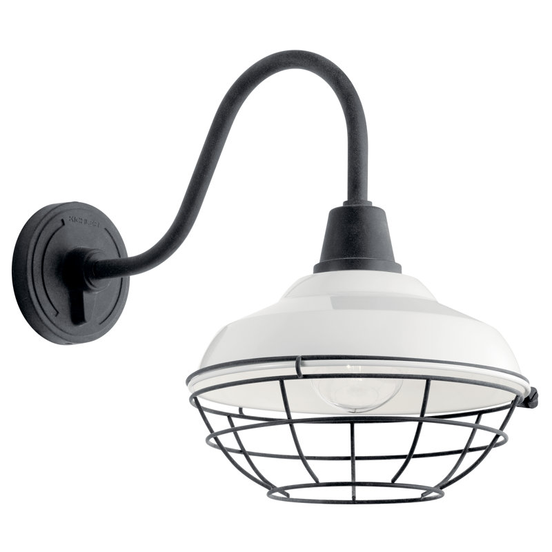 Sayre Wall Light, 16.25" H x 12.5" W x 12.5" D, White