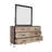 Anthonio 6-Drawer Dresser with Mirror