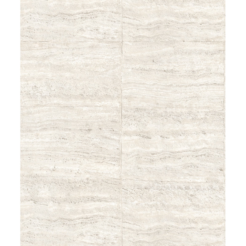 Nature Forest 10.05m x 53cm Textured Matte Paste the Wall Wallpaper Roll, Cream