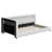 Modern Upholstered Platform Bed Frame With USB Ports,  Floor Sofa Day Bed With Storage Headboard-2103152013-2103152014