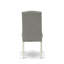 L'ensemble de table de salle à manger 5 pièces pour 4 personnes comprend une table de cuisine rectangulaire avec Dropleaf et 4 chaises rembourrées en lin Shitake foncé, 30 x 48 pouces, blanc lin-918463126-918463125-918463124