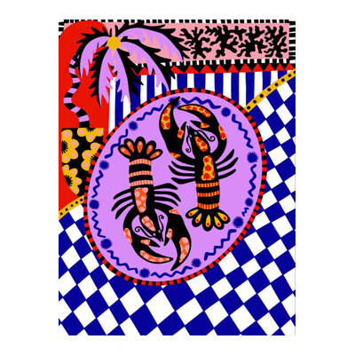Tapis multicolore multicolore
