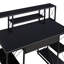 Bureau avec tablettes ouvertes et huche-1252417947
