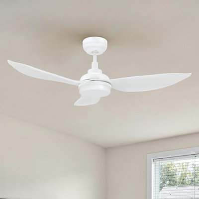 Ventilateur de plafond standard intelligent à 3 pales 45 po Aoise avec télécommande et ensemble d'éclairage inclus