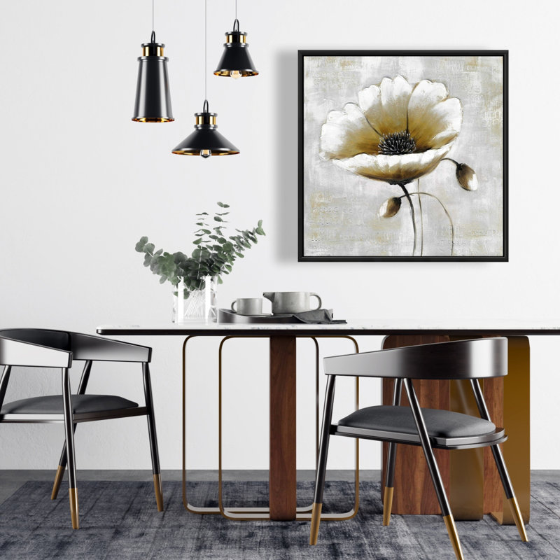 " Modern Beige Flower "