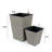 2-Pack Smart Self-Watering Square Planter For Indoor And Outdoor - Hand Woven Wicker-676714234