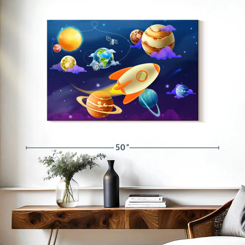 Ashelle Space Nursery, H 26 po x l 39 po