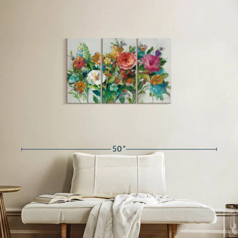 Harnek Country Florals Neutre, H 20 po x l 33 po