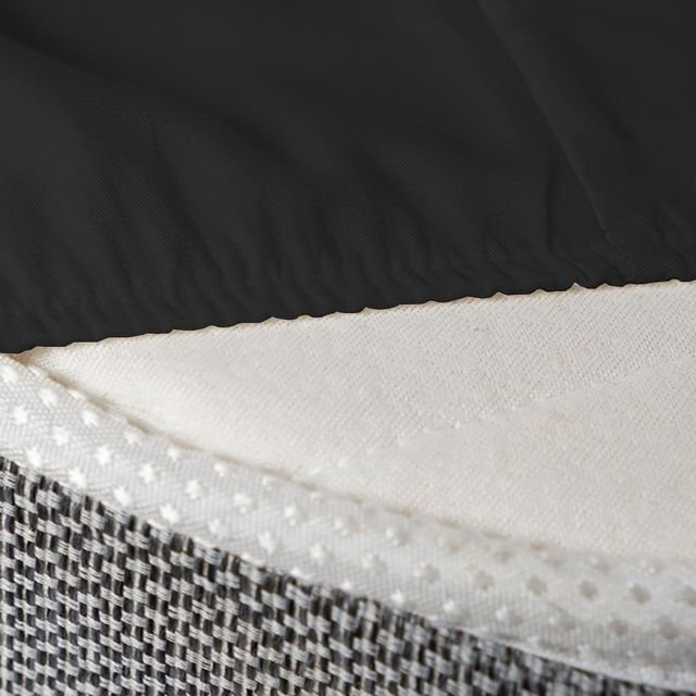 Ensemble de draps rafraîchissant et respirant Hotel Luxurious, Ensemble de draps pour taille de lit très grand c, Noir