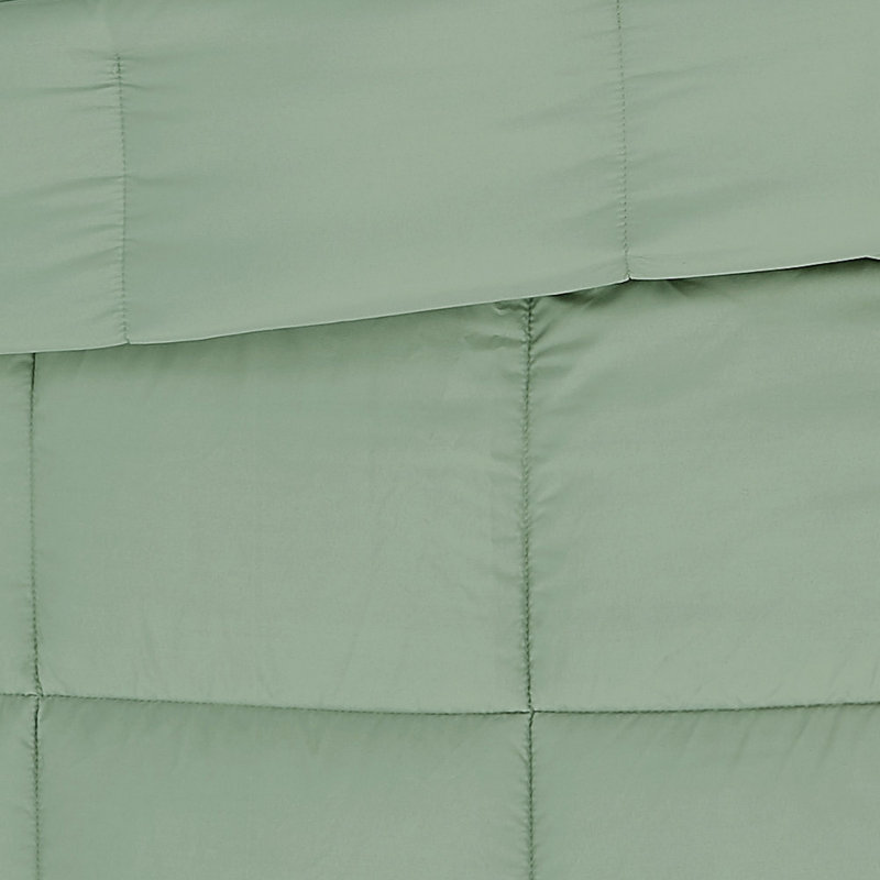 Green Full Down Alternative Microfiber Bedspread Set